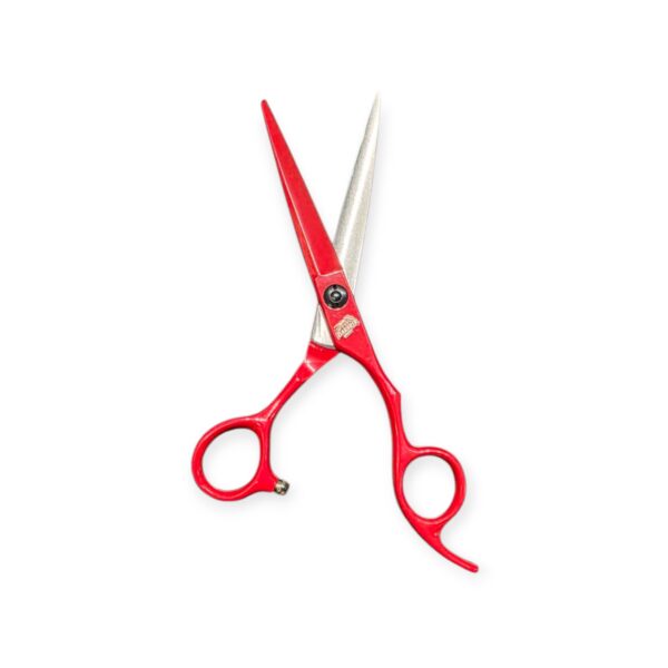 Barber ProLine Makaze Za Šišanje 6" Crvene - Image 2