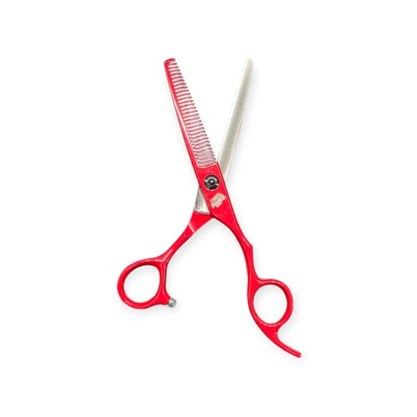 Barber ProLine Efilir Makaze 6" Crvene - Image 3