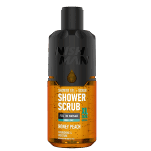 Nishman Shower&Scrab Honey Peac 480ml